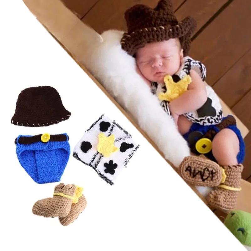 Disfraz sheriff Toy Story para fotografía de recién nacido - imagen 5