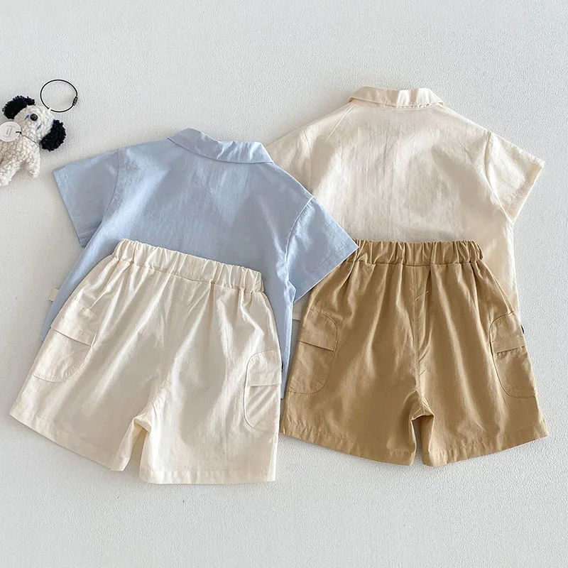 Pantalones cortos verano para niños con estampado de pingüinos