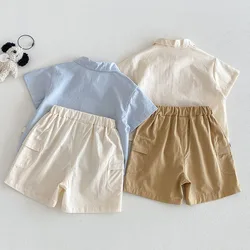 Pantalones cortos verano para niños con estampado de pingüinos