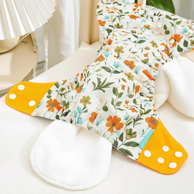 Pañal de tela con bolsillo para bebé lavable y reutilizable