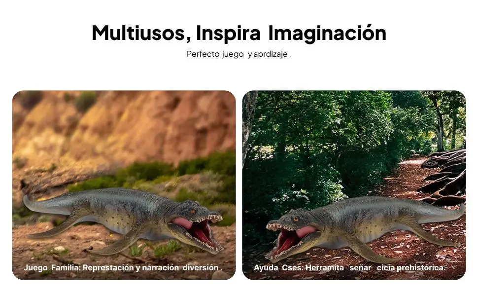 Figuras de dinosaurios de PVC grandes, surtidas