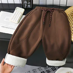Pantalones acolchados de invierno para niños y niñas