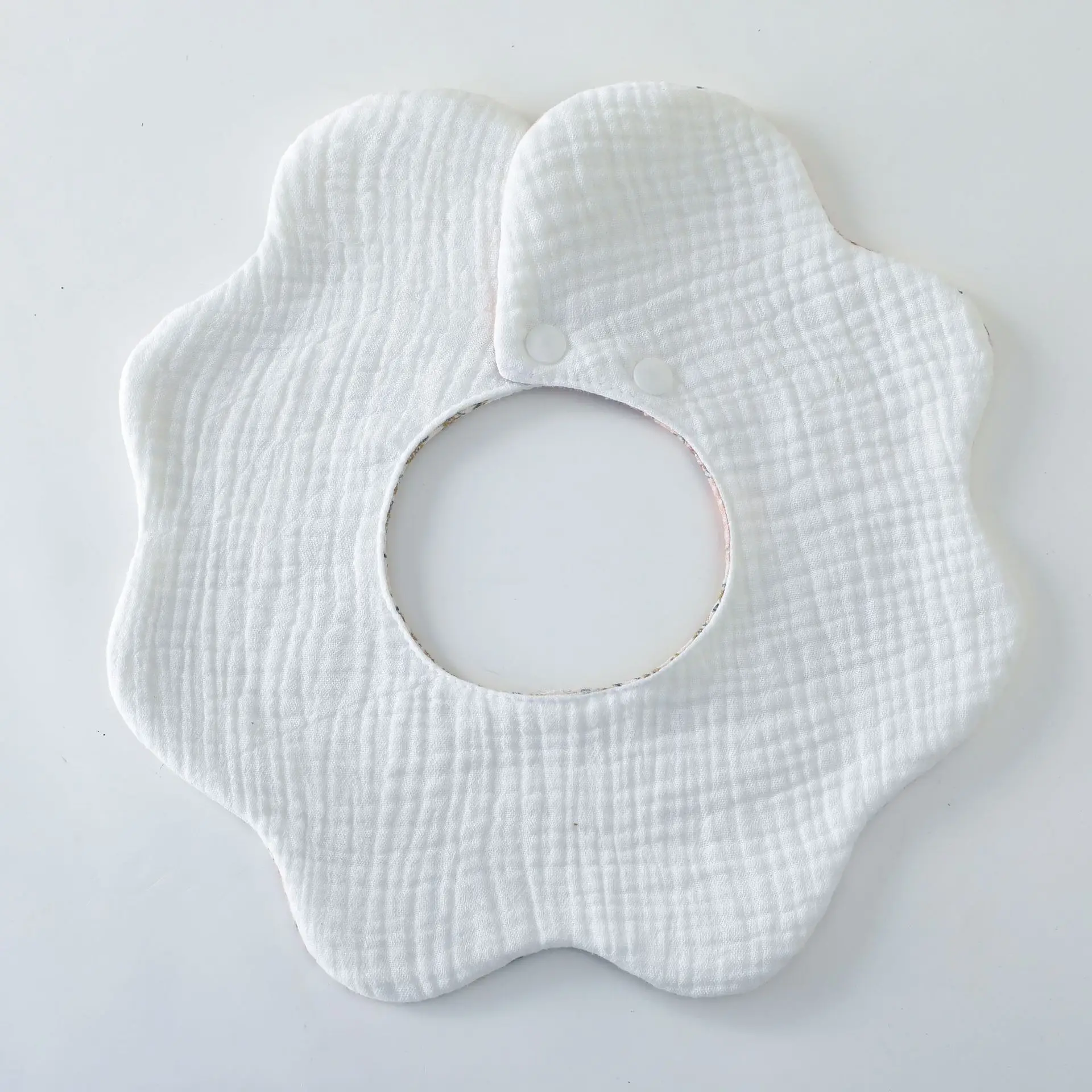 Baberos de bebé gruesos extra absorbentes con estampado floral - imagen 3