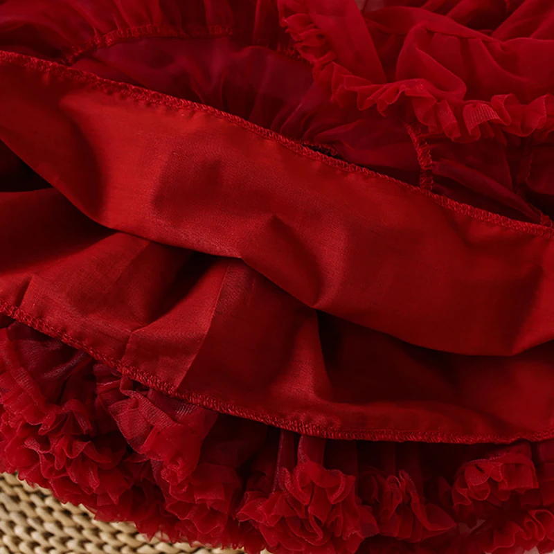Conjunto de niña cárdigan de punto con corazón y falda baile - imagen 2