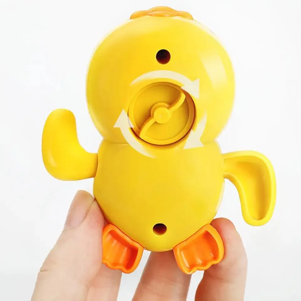 Patito de baño interactivo para bebé – Flotador suave para baño - imagen 4