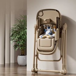 Silla de comedor bebé plegable multifuncional con ajuste de altura