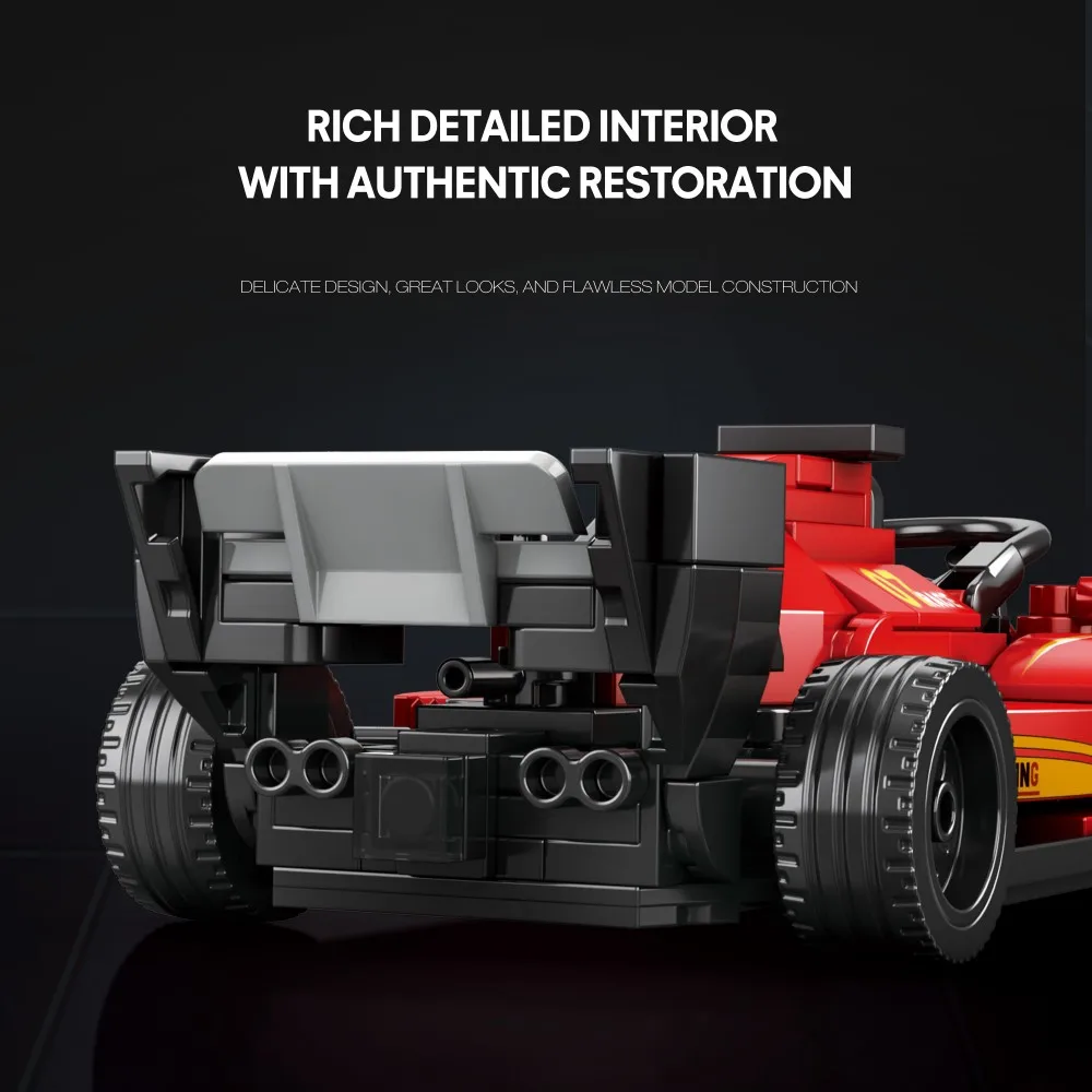 Bloques de construcción coche carreras fórmula para niños - imagen 5