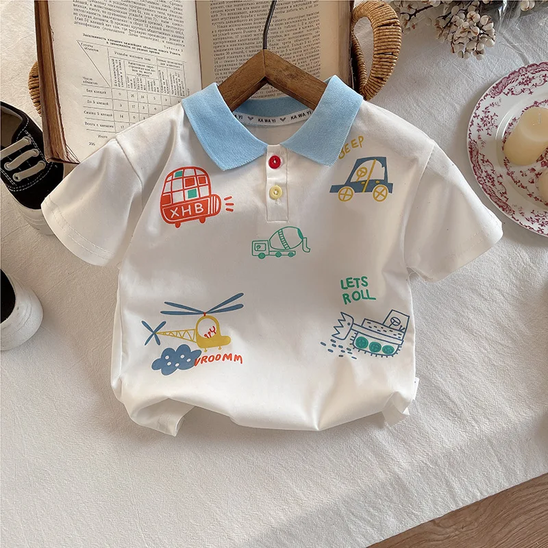 Conjunto de verano para bebé: camiseta algodón y vaqueros - imagen 5