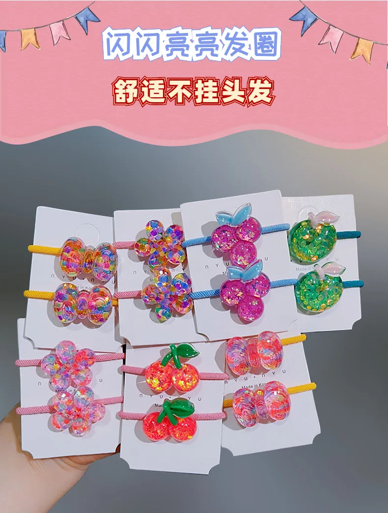 Diademas con lentejuelas elásticas estilo princesa en flores