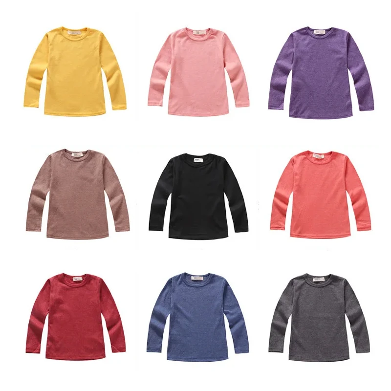 Camiseta manga larga algodón niño bebé niña 3-13 años – Invierno 2024 - imagen 5