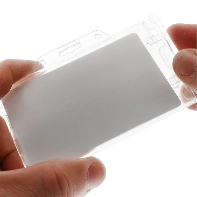 Porta credenciales transparente para enfermera – ABS resistente - imagen 3