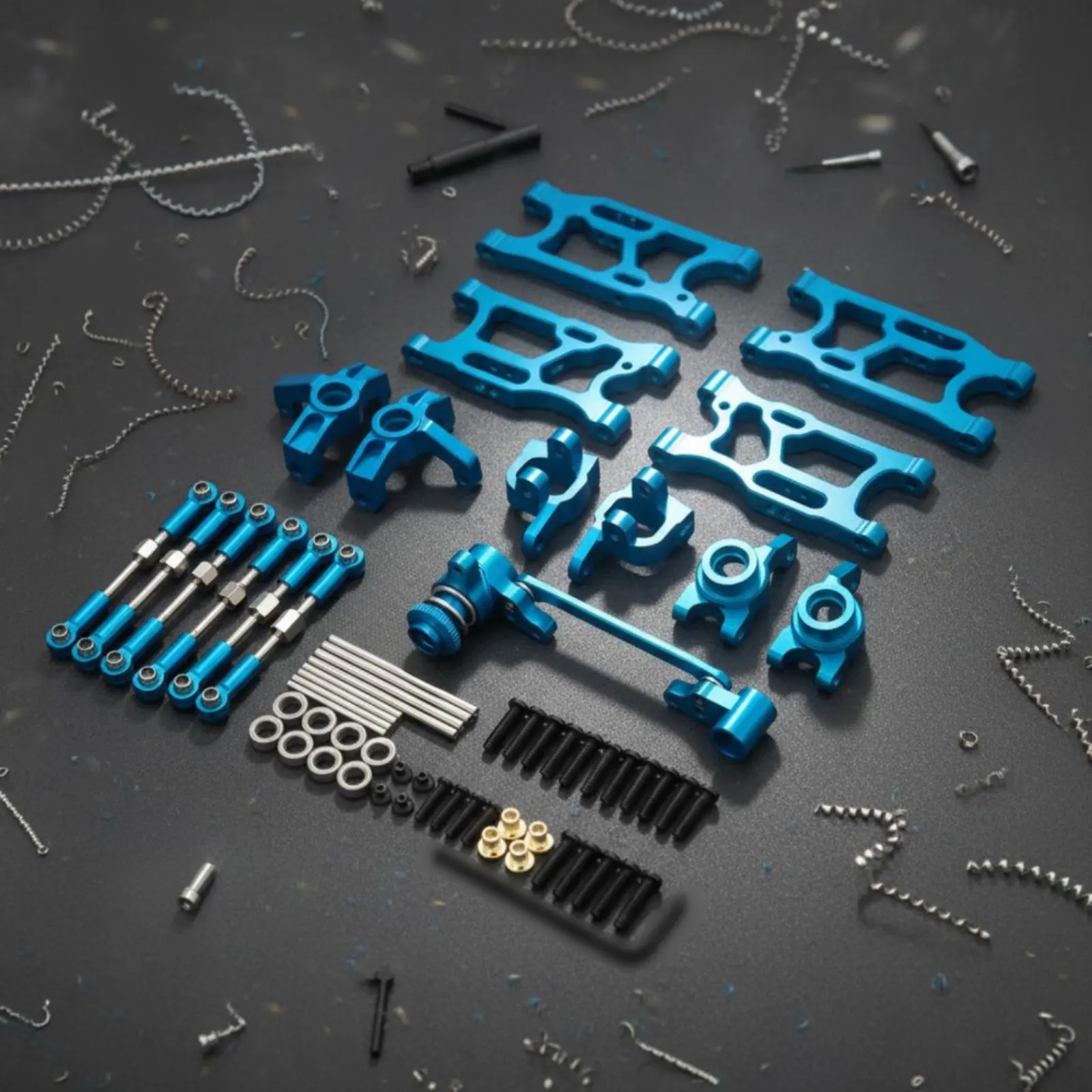 Kit amortiguadores de aluminio para coche RC teledirigido - imagen 3