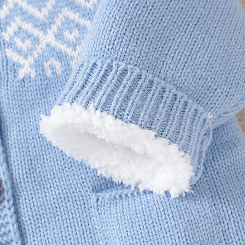 Pelele de invierno con capucha para bebé – Algodón suave - imagen 4