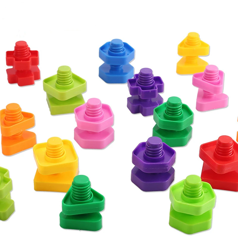Bloques tornillo educativos juego construcción para niños - imagen 2