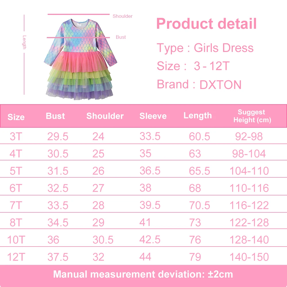 Vestido infantil elegante con capas y estilo de fiesta