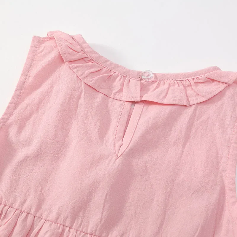 Conjunto de verano bebé sin mangas con flores y pantalón corto - imagen 5