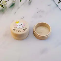 Caja de madera para dientes de leche y cordón umbilical