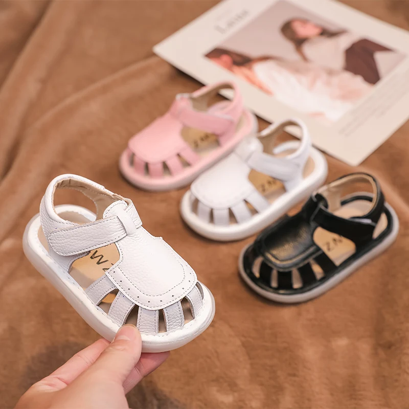 Sandalias de cuero para niños