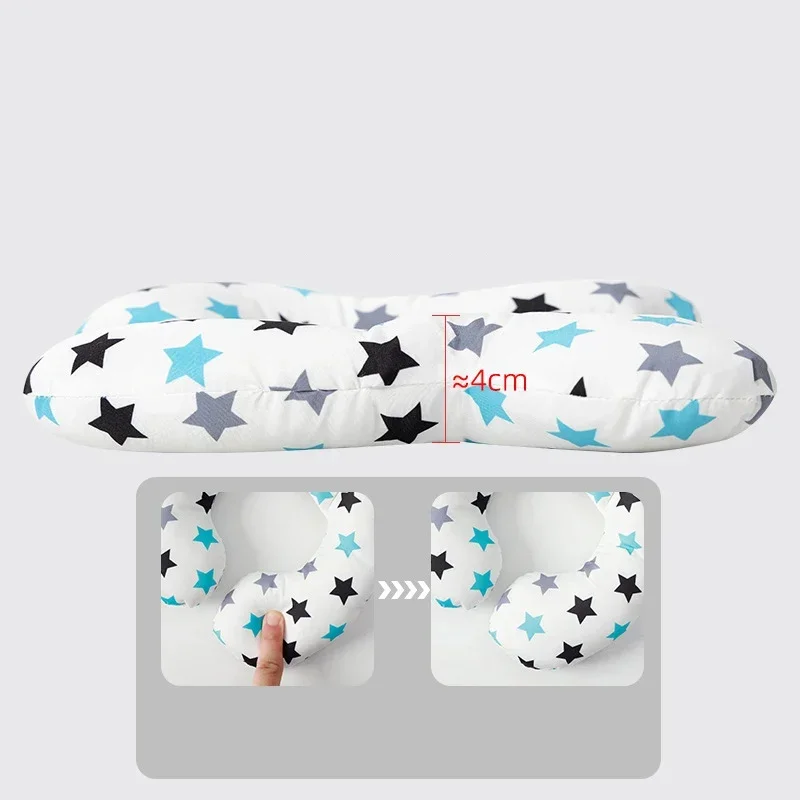 Almohada U de viaje para bebé: cojín suave cochecito - imagen 2