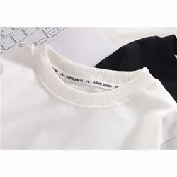 Camiseta de manga larga de algodón para niños otoñales casual
