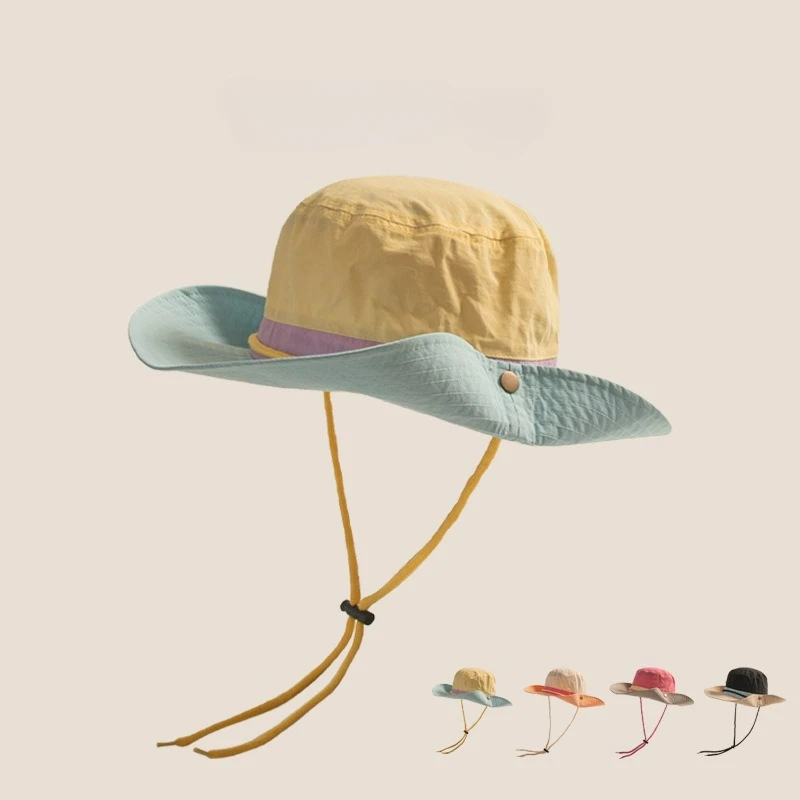 Gorro de pescador infantil secado rápido con ala ancha anti-UV - imagen 3
