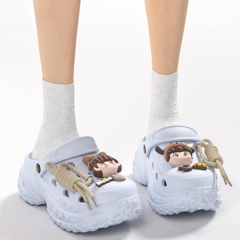 Pantuflas antideslizantes con plataforma EVA para niña - imagen 5