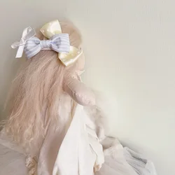Pinzas para el cabello con lazo asimétrico infantil – Princesa