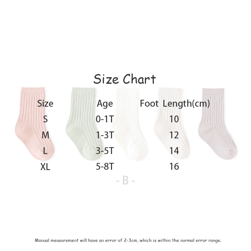 Calcetines de tubo medio en colores variados