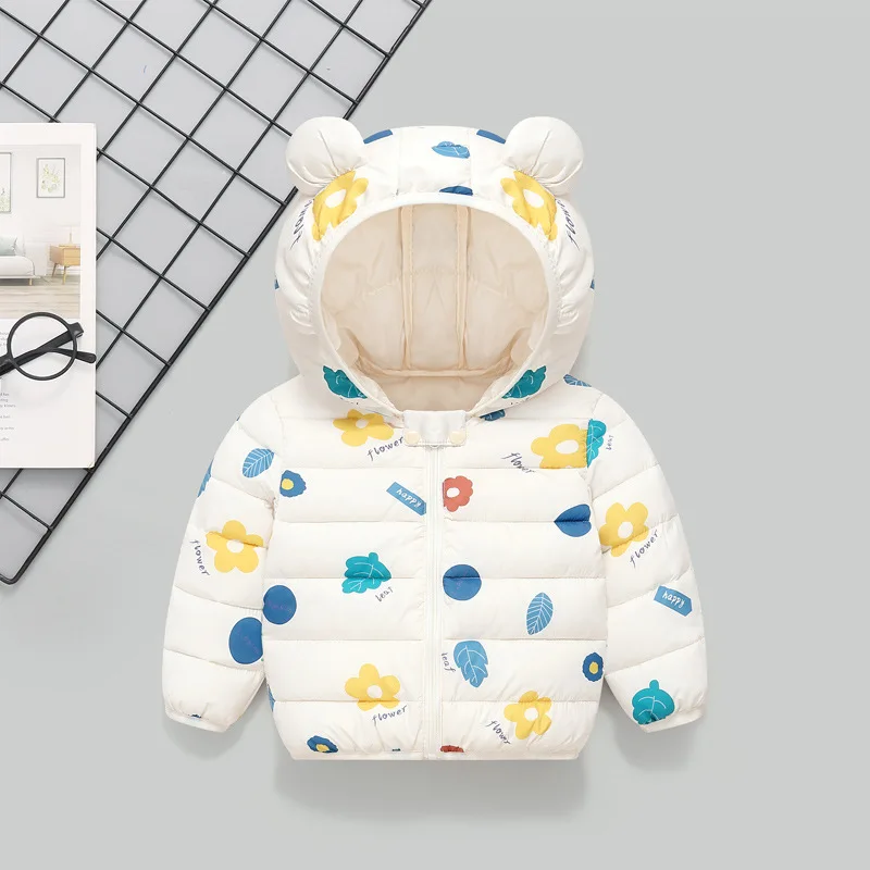 Chaqueta de plumón niña acolchada con capucha – Abrigo cálido - imagen 2