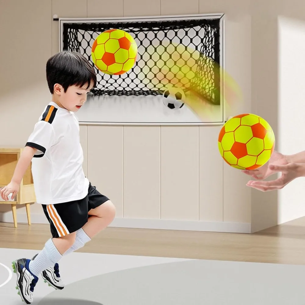 Balón de fútbol blando y silencioso para niños, interior y jardín - imagen 5