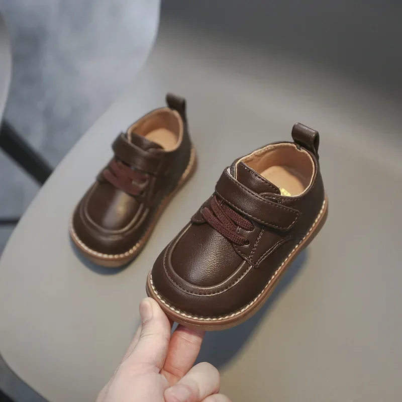 Zapatos de cuero para niños – Estilo británico cómodo - imagen 2