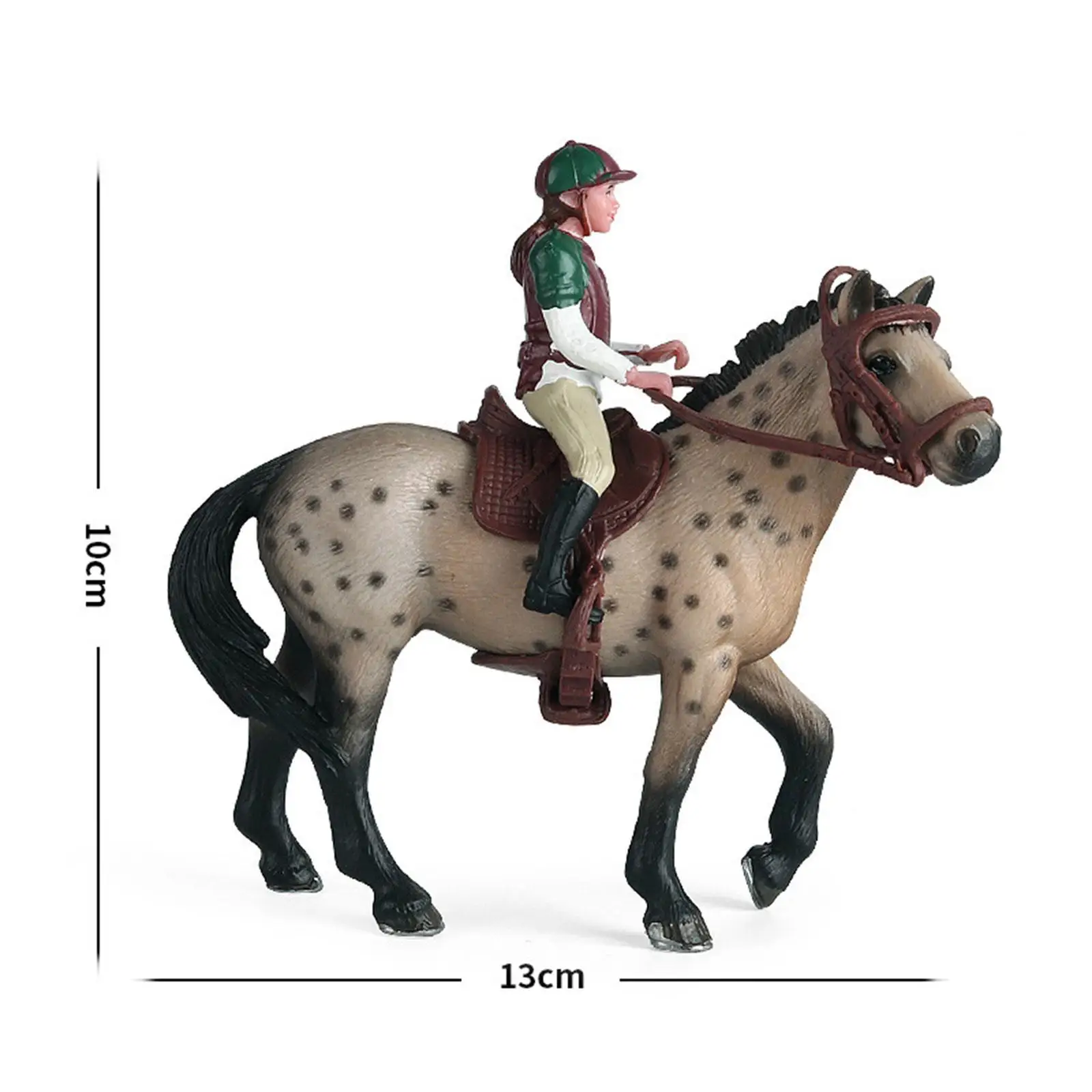 Figura de caballo miniatura de PVC para juego infantil realista - imagen 5