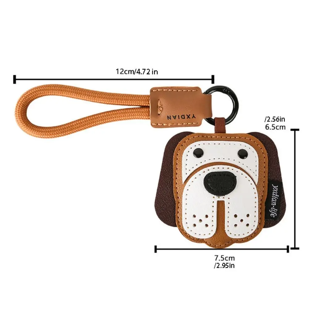 Llavero colgante de gato y perro de piel sintética PU para bolso - imagen 5