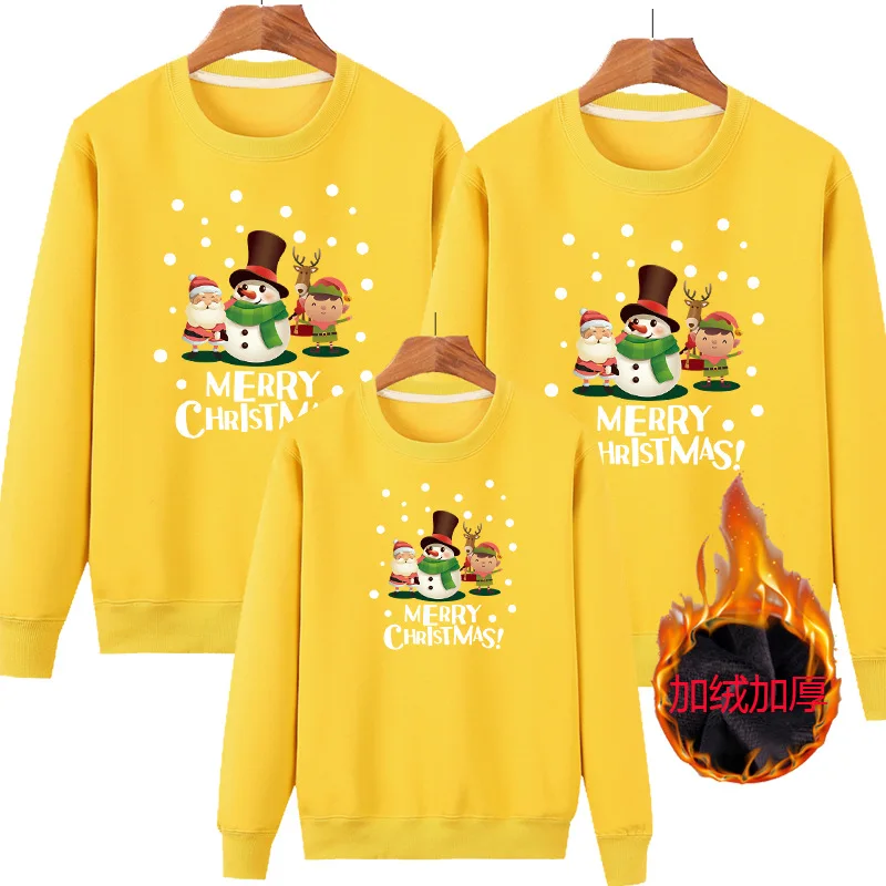 Sudadera navideña a juego familiar para madre, hija y padre, hijo - imagen 2