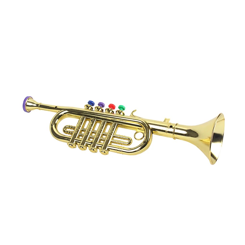 Trompeta infantil de aprendizaje sin rebabas, juguete musical - imagen 5