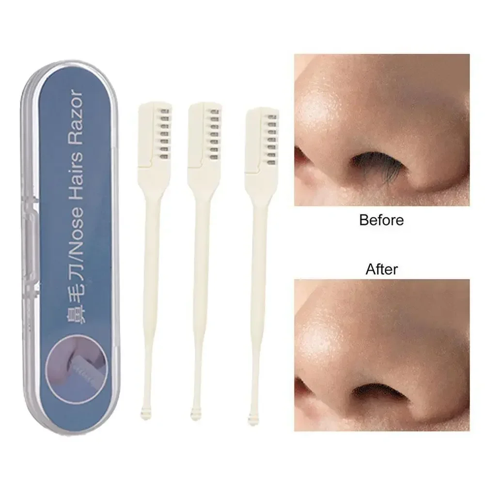 Recortador de vello nasal manual seguro para mujeres y hombres - imagen 3