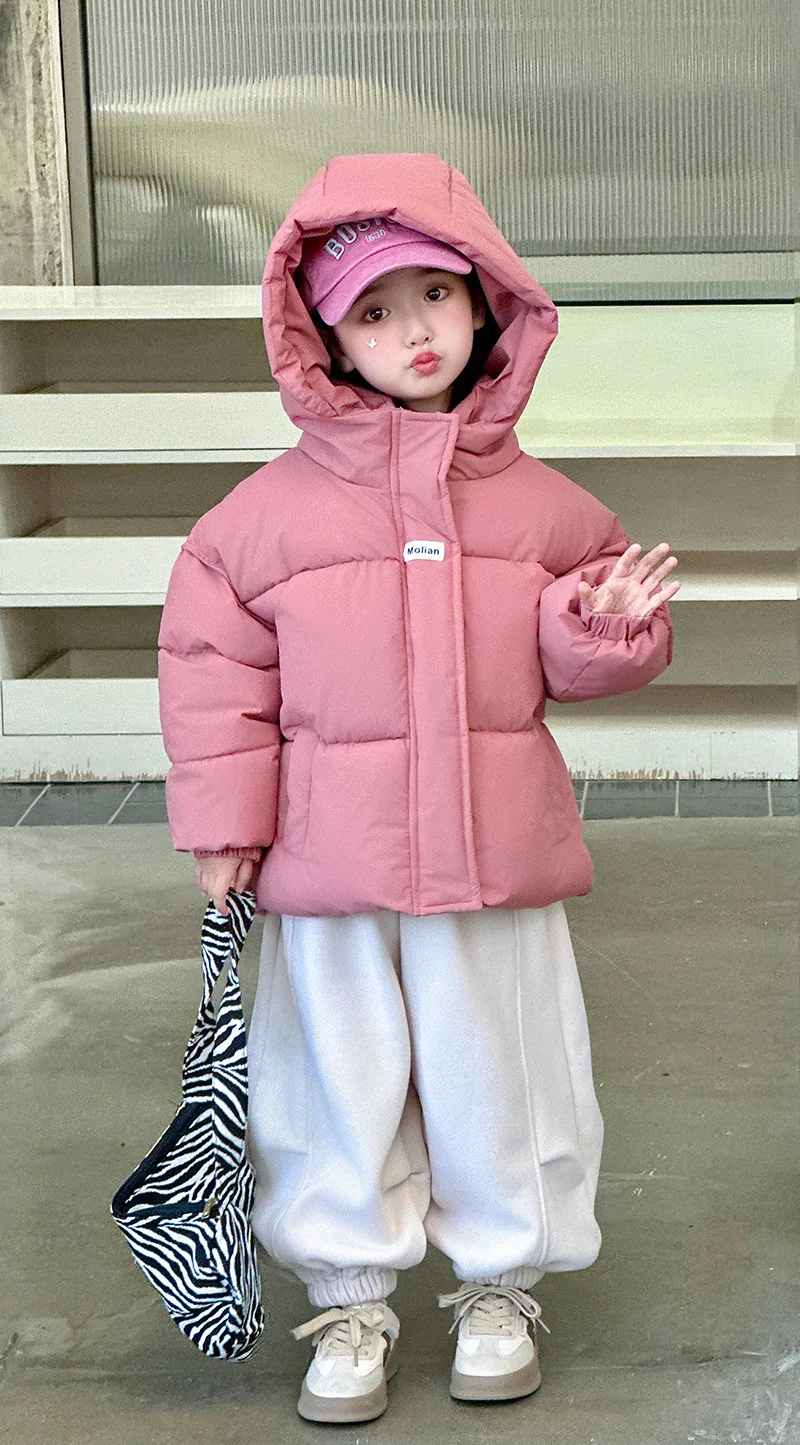 Abrigo de plumón para niños con capucha – Cálido invierno moda - imagen 5