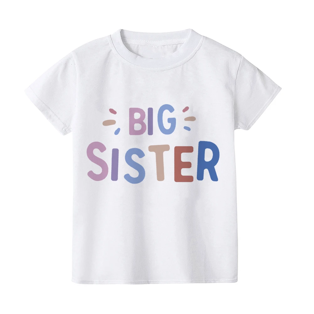 Conjunto hermanas algodón suave – Camisetas gemelas coordinadas - imagen 5