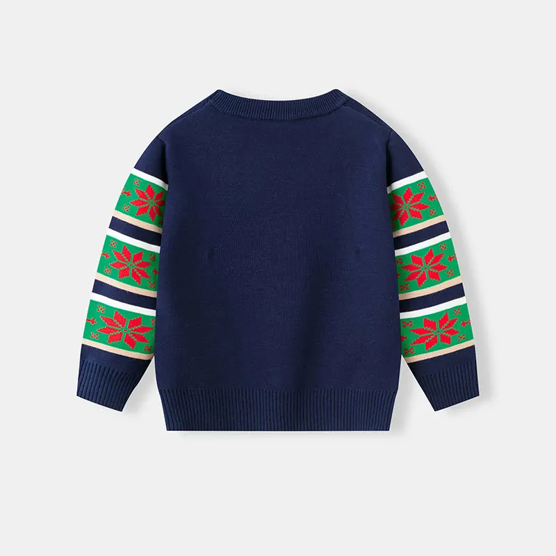 Jersey de Navidad infantil de manga larga con dibujo - imagen 2