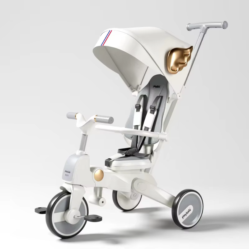 Triciclo infantil 3 ruedas – Plegable bidireccional y multifunción - imagen 2