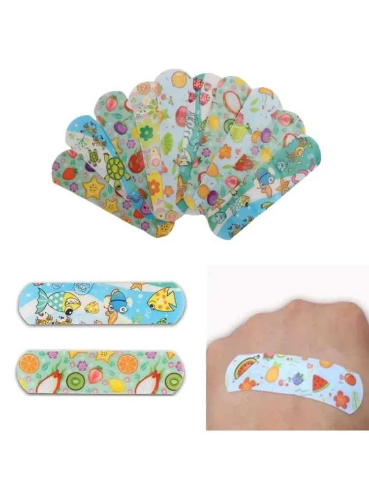 Tiritas impermeables con dibujos animados para heridas