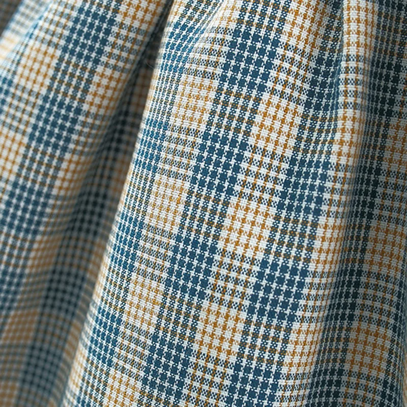 Conjunto vestido a cuadros sin mangas con cuello de muñeca - imagen 5
