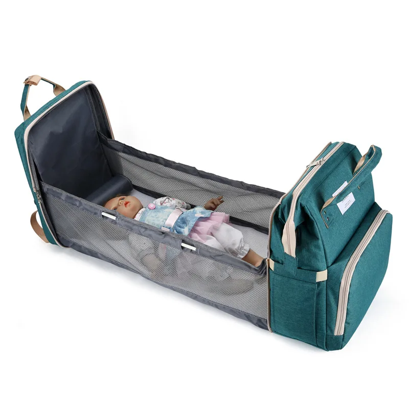 Cuna plegable bebé para exteriores con bolso de gran capacidad - imagen 4