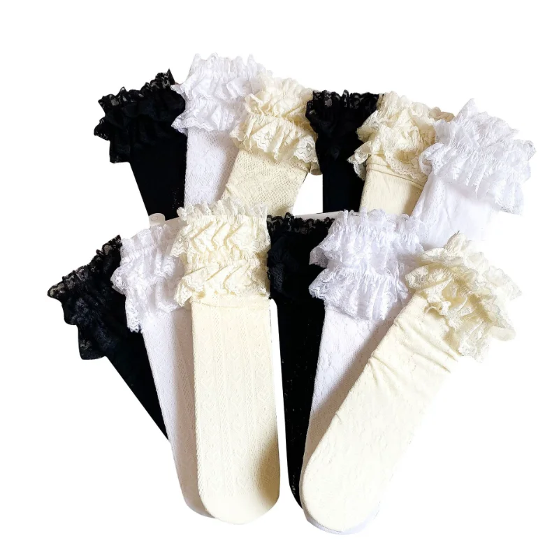 Calcetines de encaje fino transpirables niños verano - imagen 4