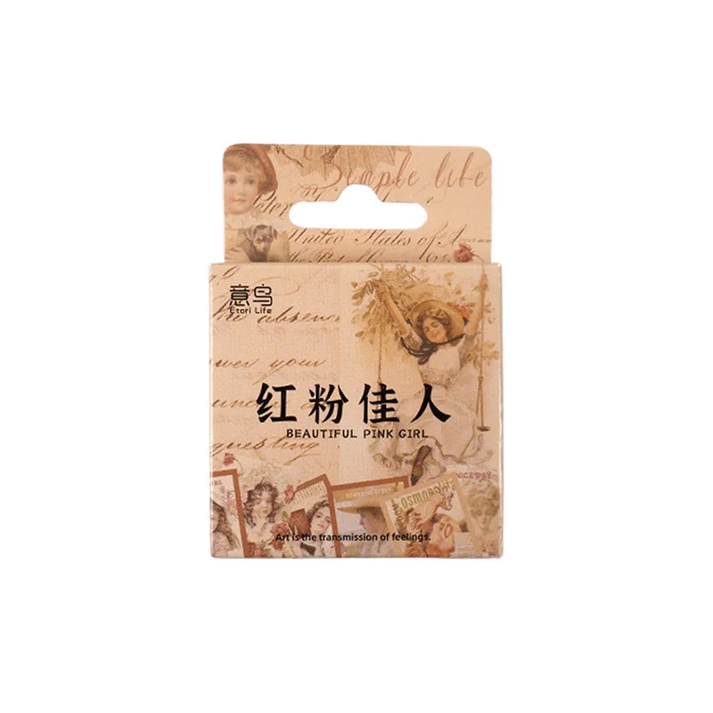 Pegatinas autoadhesivas Lady Pink decorativas para álbumes y diarios