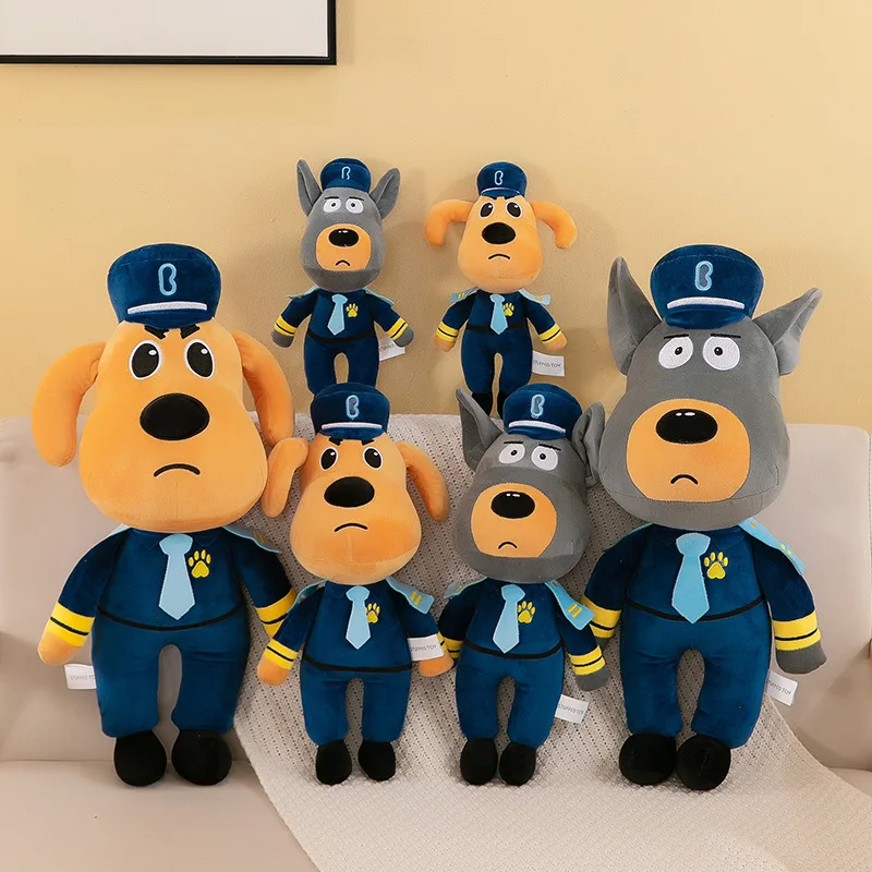 Peluche perro labrador policía sheriff suave y esponjoso - imagen 4