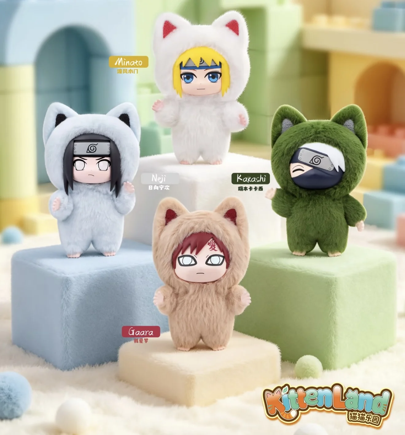 Detalle de figuras estilo anime