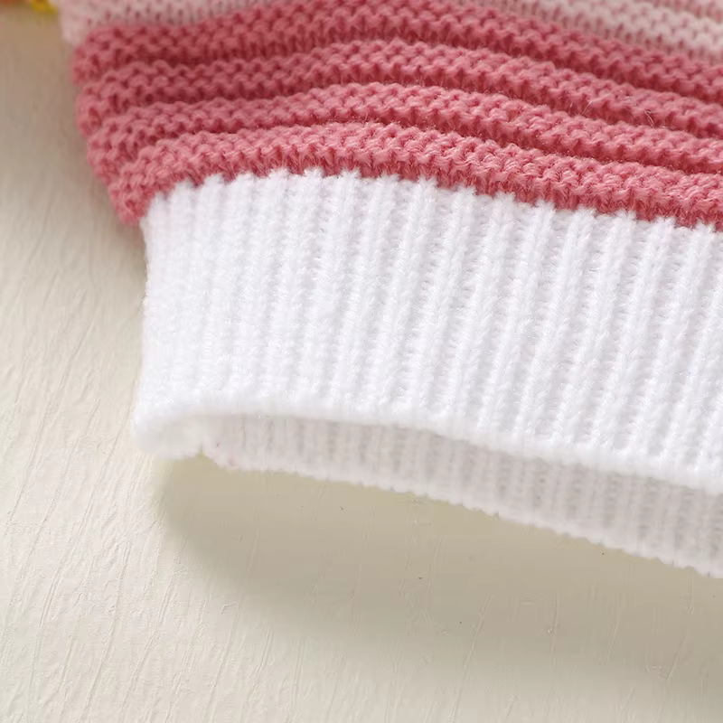 Jersey de punto suave de manga larga con botones para niña - Invierno - imagen 2