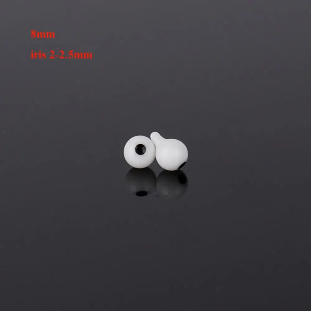 BJD-OB11: ojos de cristal negros para muñecas y manualidades - imagen 2