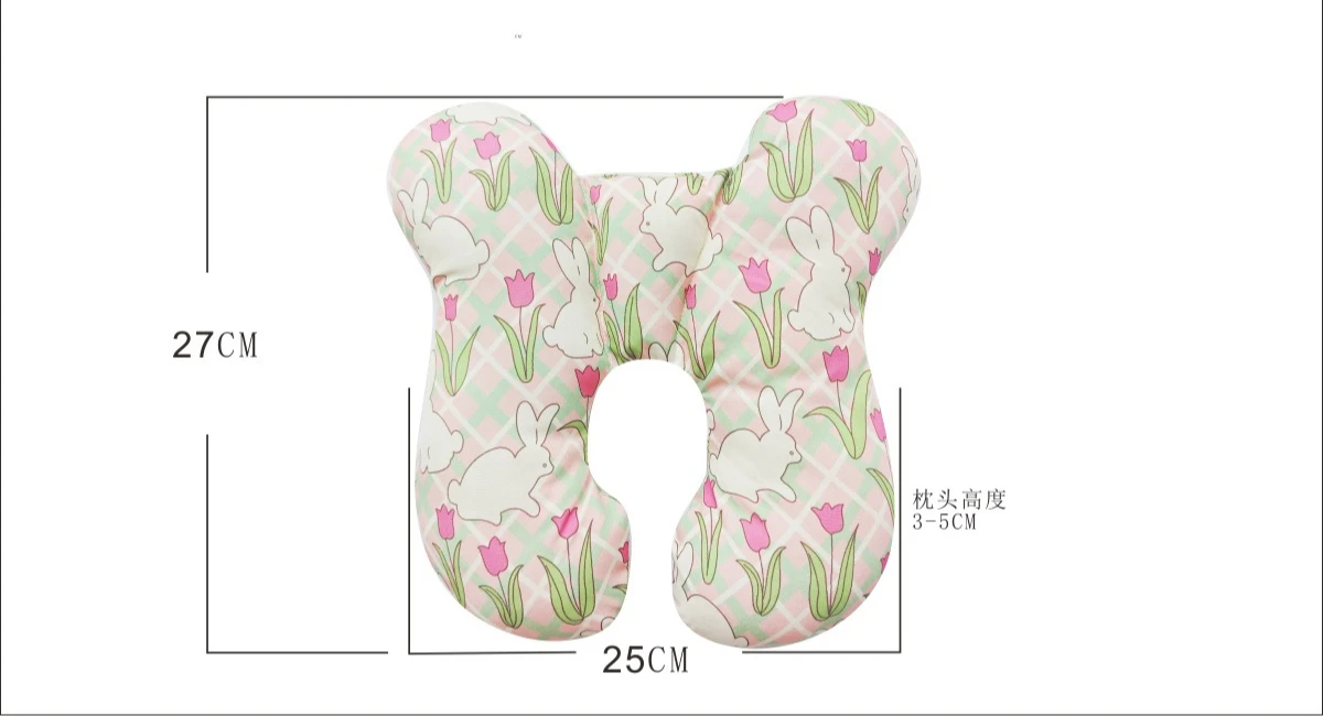 Almohada de viaje en forma de U para bebé